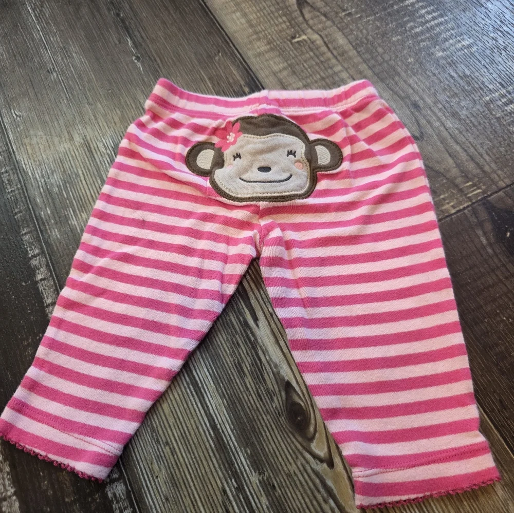 Carter's Pink and White Striped Kids Bottoms